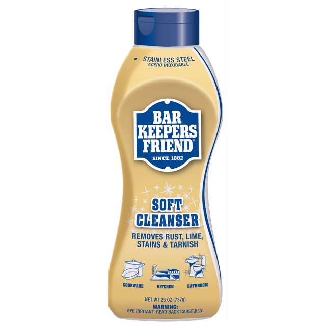 Bar Keepers Friend Soft Cleanser, 26 oz Squeeze Bottle, Citrus